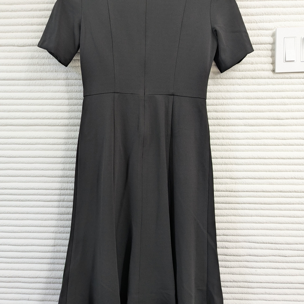 Donna Morgan Charcoal Mini Dress